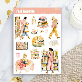 Stickers - Penpaling Paula - Fall Bookish - 1 - Penpaling Paula - Tidformera