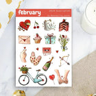Stickers - Penpaling Paula - February - 1 - Penpaling Paula - Tidformera