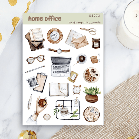 Stickers - Penpaling Paula - Home office - 1 - Penpaling Paula - Tidformera