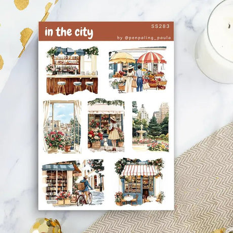 Stickers - Penpaling Paula - In the City - 1 - Penpaling Paula - Tidformera