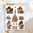 Stickers - Penpaling Paula - Library girls - 1 - Penpaling Paula - Tidformera