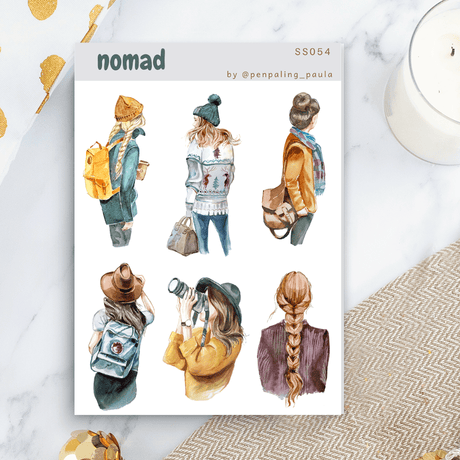 Stickers - Penpaling Paula - Nomad - 1 - Penpaling Paula - Tidformera