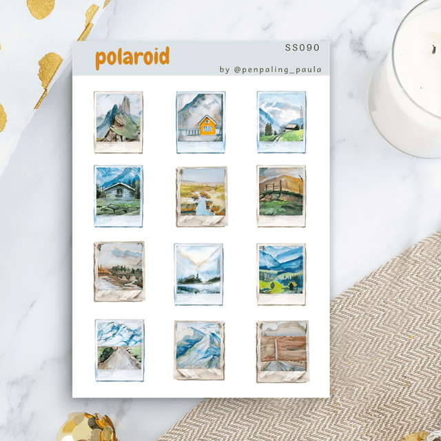 Stickers - Penpaling Paula - Polaroid - 1 - Penpaling Paula - Tidformera