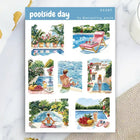Stickers - Penpaling Paula - Poolside Day - 1 - Penpaling Paula - Tidformera