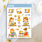 Stickers - Penpaling Paula - Sewing - 1 - Penpaling Paula - Tidformera