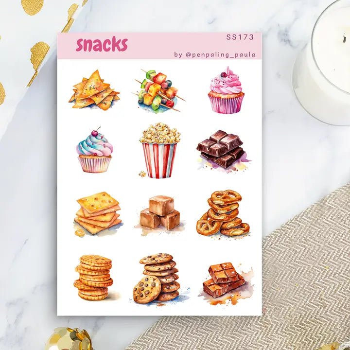 Stickers - Penpaling Paula - Snacks - 1 - Penpaling Paula - Tidformera
