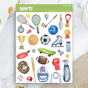 Stickers - Penpaling Paula - Sports - 1 - Penpaling Paula - Tidformera