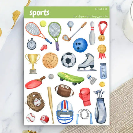 Stickers - Penpaling Paula - Sports - 1 - Penpaling Paula - Tidformera