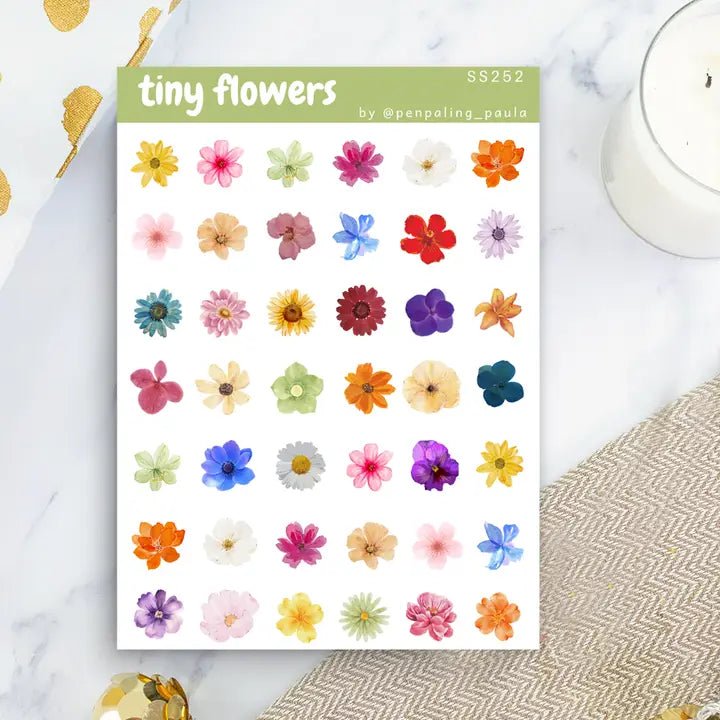 Stickers - Penpaling Paula - Tiny Flowers - 1 - Penpaling Paula - Tidformera