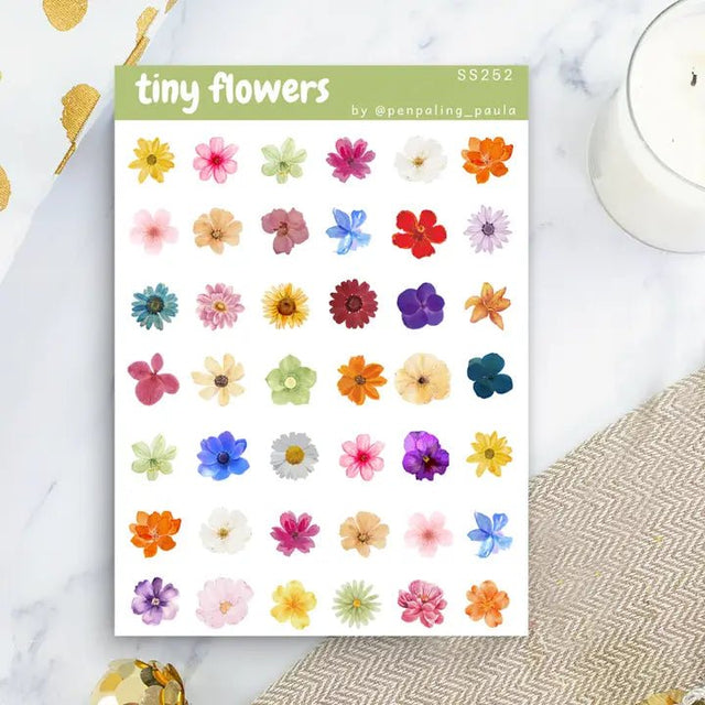 Stickers - Penpaling Paula - Tiny Flowers - 1 - Penpaling Paula - Tidformera