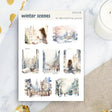 Stickers - Penpaling Paula - Winter Scenes - 1 - Penpaling Paula - Tidformera