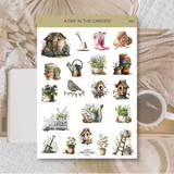 Stickers Plan & Plot Studio Vinyl - A Day in the Garden - 3 - Plan & Plot Studio - Tidformera