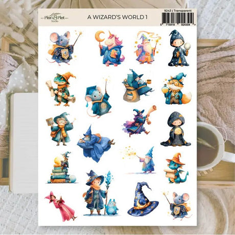 Stickers Plan & Plot Studio Vinyl - A Wizard's World 1 - 1 - Plan & Plot Studio - Tidformera