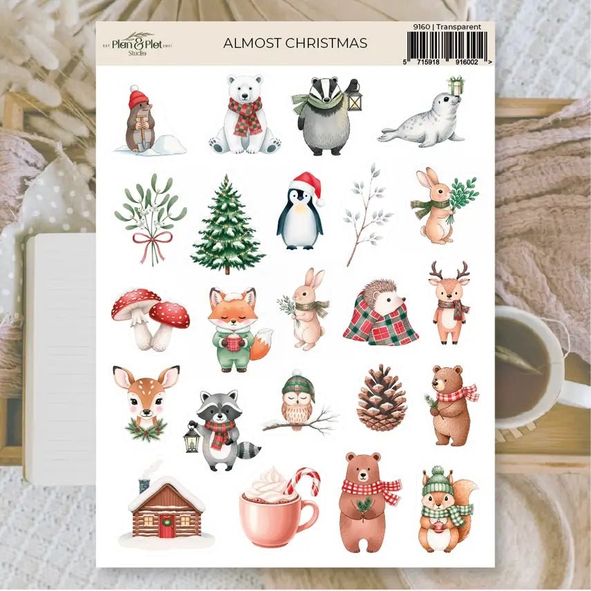 Stickers Plan & Plot Studio Vinyl - Almost Christmas - 1 - Plan & Plot Studio - Tidformera