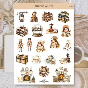 Stickers Plan & Plot Studio Vinyl - Antique Winter - 1 - Plan & Plot Studio - Tidformera
