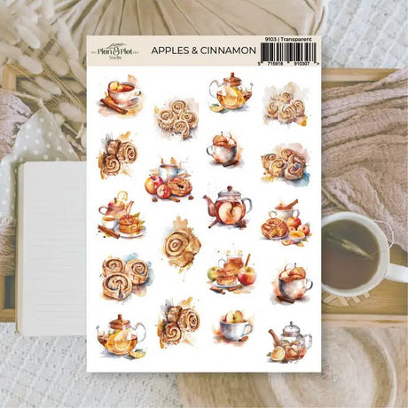 Stickers Plan & Plot Studio Vinyl - Apples & Cinnamon - 1 - Plan & Plot Studio - Tidformera