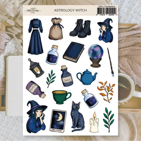 Stickers Plan & Plot Studio Vinyl - Astrology Witch - 1 - Plan & Plot Studio - Tidformera