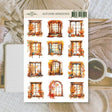 Stickers Plan & Plot Studio Vinyl - Autumn Windows - 1 - Plan & Plot Studio - Tidformera