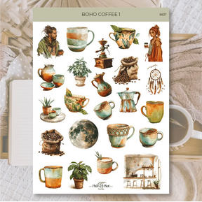 Stickers Plan & Plot Studio - Vinyl - Boho coffee 1 - 1 - Plan & Plot Studio - Tidformera