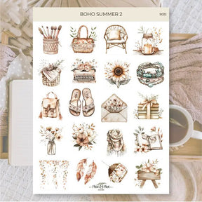 Stickers Plan & Plot Studio Vinyl - Boho summer 2 - 1 - Plan & Plot Studio - Tidformera