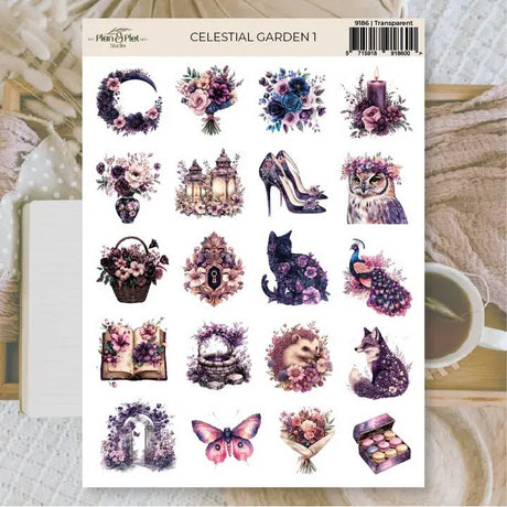 Stickers Plan & Plot Studio Vinyl - Celestial Garden 1 - 1 - Plan & Plot Studio - Tidformera