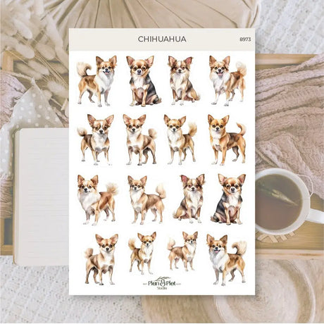 Stickers Plan & Plot Studio Vinyl - Chihuahua - 1 - Plan & Plot Studio - Tidformera