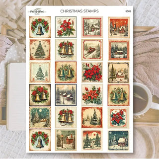 Stickers Plan & Plot Studio Vinyl - Christmas Stamps - 1 - Plan & Plot Studio - Tidformera
