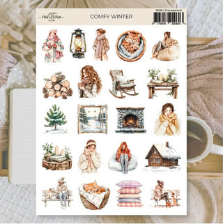 Stickers Plan & Plot Studio Vinyl - Comfy Winter - 1 - Plan & Plot Studio - Tidformera