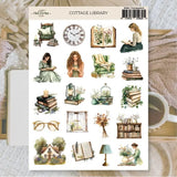 Stickers Plan & Plot Studio Vinyl - Cottage Library - 1 - Plan & Plot Studio - Tidformera