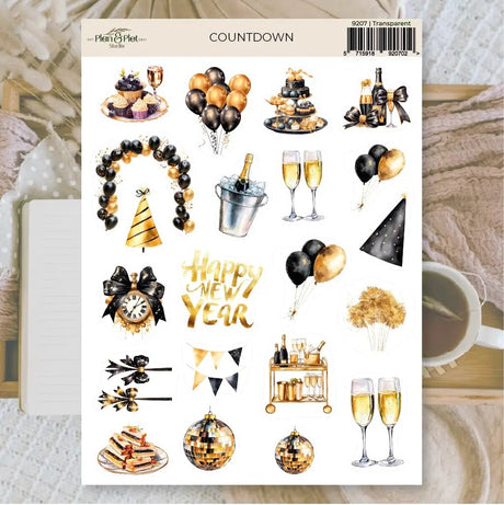 Stickers Plan & Plot Studio Vinyl - Countdown - 1 - Plan & Plot Studio - Tidformera