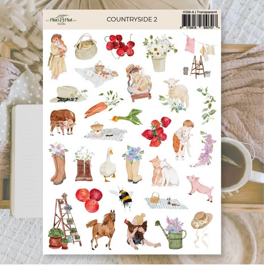 Stickers Plan & Plot Studio Vinyl - Countryside 2 – Tidformera