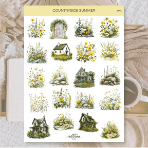 Stickers Plan & Plot Studio Vinyl - Countryside Summer - 1 - Plan & Plot Studio - Tidformera