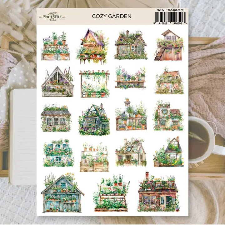 Stickers Plan & Plot Studio Vinyl - Cozy Garden – Tidformera