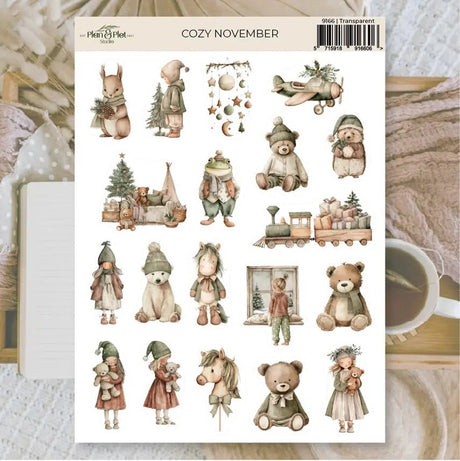 Stickers Plan & Plot Studio Vinyl - Cozy November - 1 - Plan & Plot Studio - Tidformera