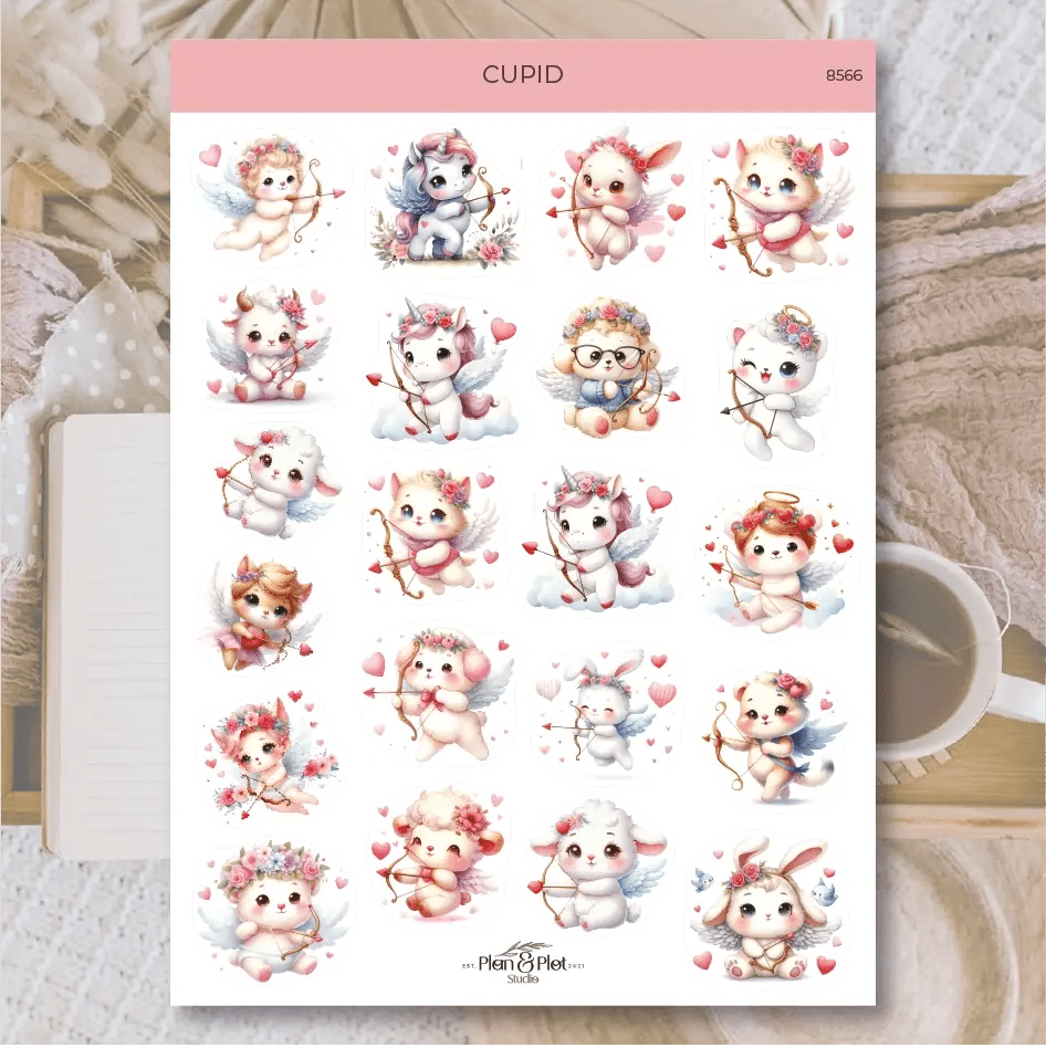 Stickers Plan & Plot Studio Vinyl - Cupid - 1 - Plan & Plot Studio - Tidformera
