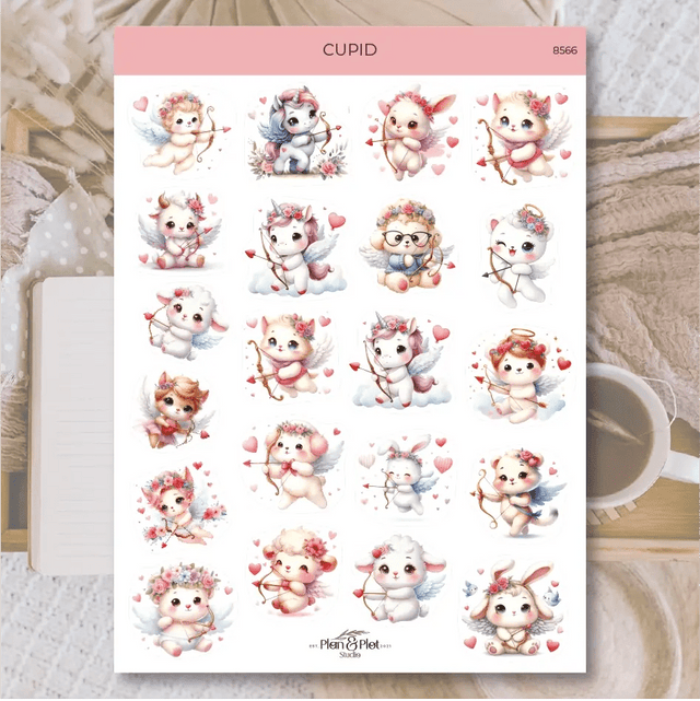 Stickers Plan & Plot Studio Vinyl - Cupid - 1 - Plan & Plot Studio - Tidformera