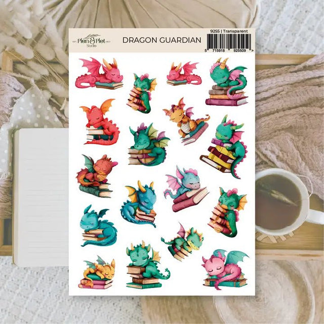 Stickers Plan & Plot Studio Vinyl - Dragon Guardian - 1 - Plan & Plot Studio - Tidformera
