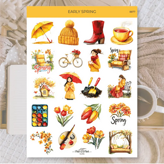 Stickers Plan & Plot Studio Vinyl - Early spring - 1 - Plan & Plot Studio - Tidformera