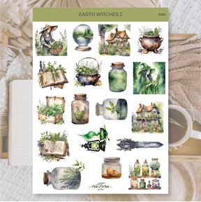 Stickers Plan & Plot Studio Vinyl - Earth witches 2 - 2 - Plan & Plot Studio - Tidformera