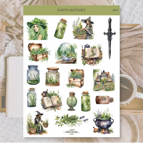 Stickers Plan & Plot Studio Vinyl - Earth witches - 2 - Plan & Plot Studio - Tidformera