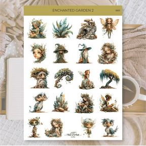 Stickers Plan & Plot Studio - Vinyl - Enchanted garden 2 - 1 - Plan & Plot Studio - Tidformera
