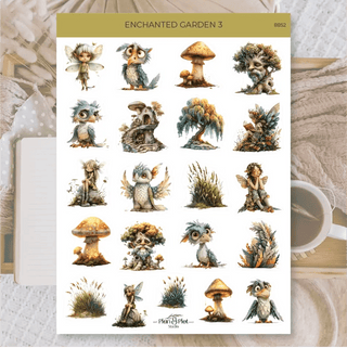 Stickers Plan & Plot Studio Vinyl - Enchanted Garden 3 - 1 - Plan & Plot Studio - Tidformera