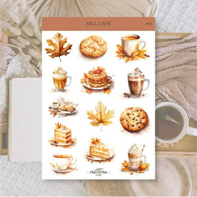 Stickers Plan & Plot Studio Vinyl - Fall Café - 1 - Plan & Plot Studio - Tidformera