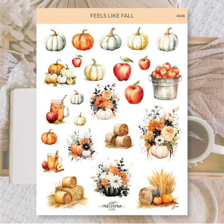 Stickers Plan & Plot Studio Vinyl - Feels Like Fall - 1 - Plan & Plot Studio - Tidformera