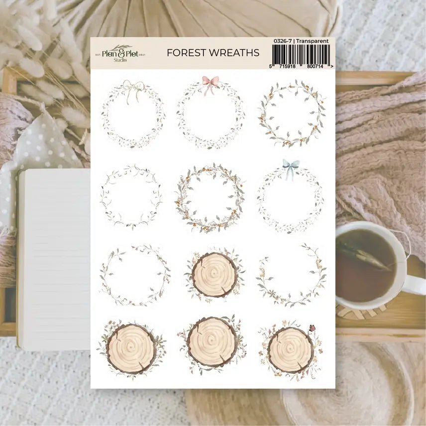Stickers Plan & Plot Studio Vinyl - Forest Wreaths – Tidformera