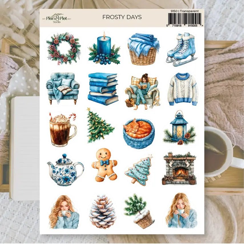 Stickers Plan & Plot Studio Vinyl - Frosty Days – Tidformera