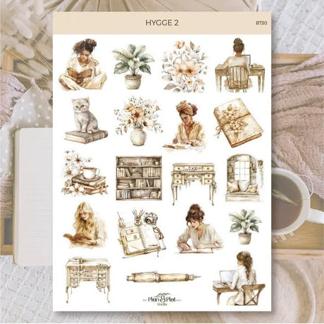 Stickers Plan & Plot Studio Vinyl - Hygge 2 - 1 - Plan & Plot Studio - Tidformera
