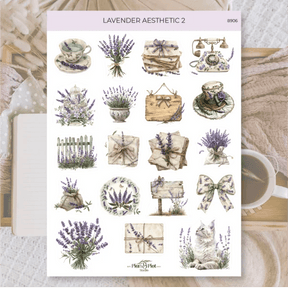 Stickers Plan & Plot Studio Vinyl - Lavender aesthetic 2 - 1 - Plan & Plot Studio - Tidformera