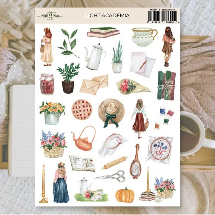 Stickers Plan & Plot Studio Vinyl - Light Academia – Tidformera