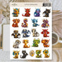 Stickers Plan & Plot Studio Vinyl - Little Dragons - 1 - Plan & Plot Studio - Tidformera